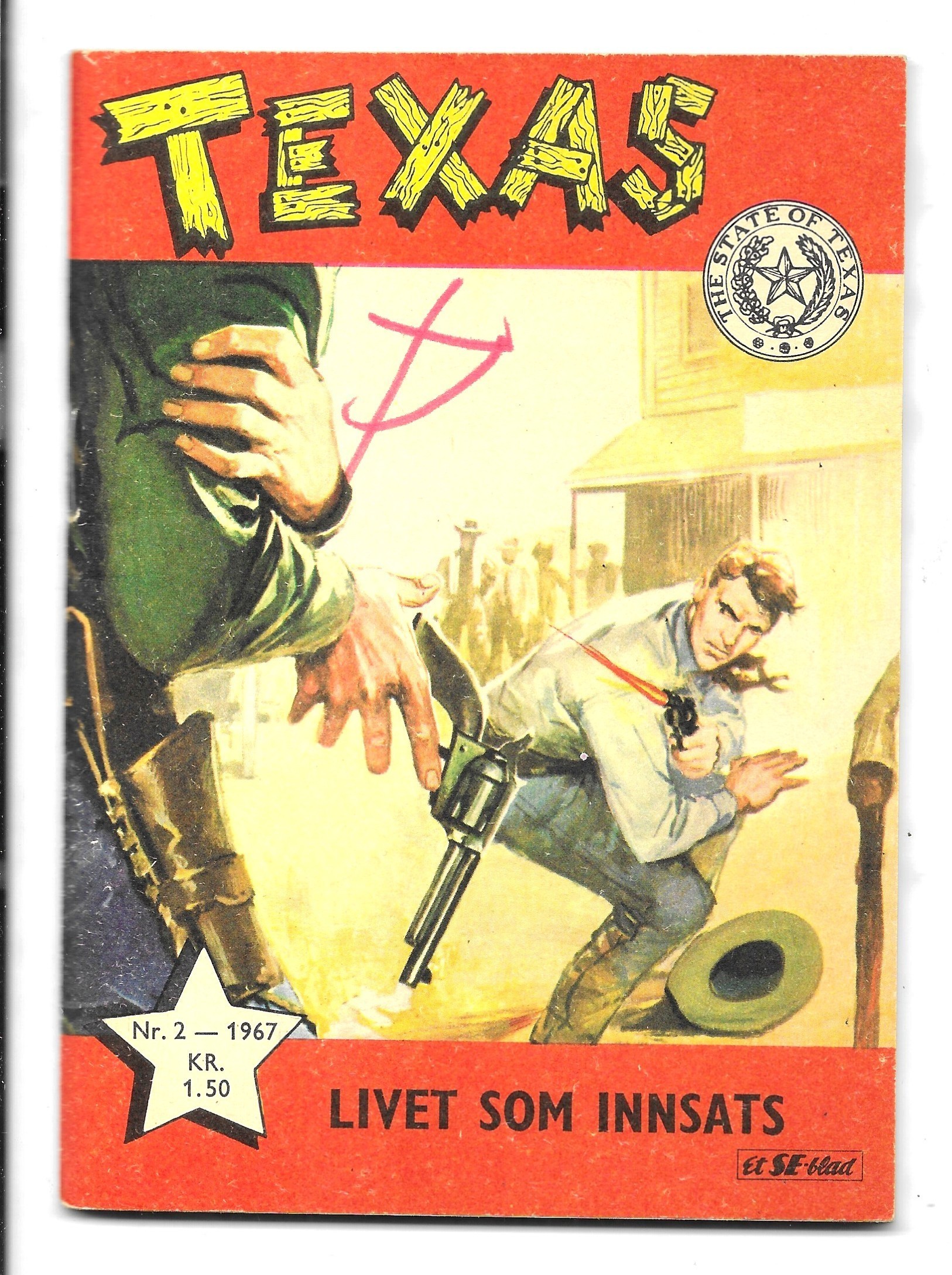 Texas  Nr.2  1967  VF-