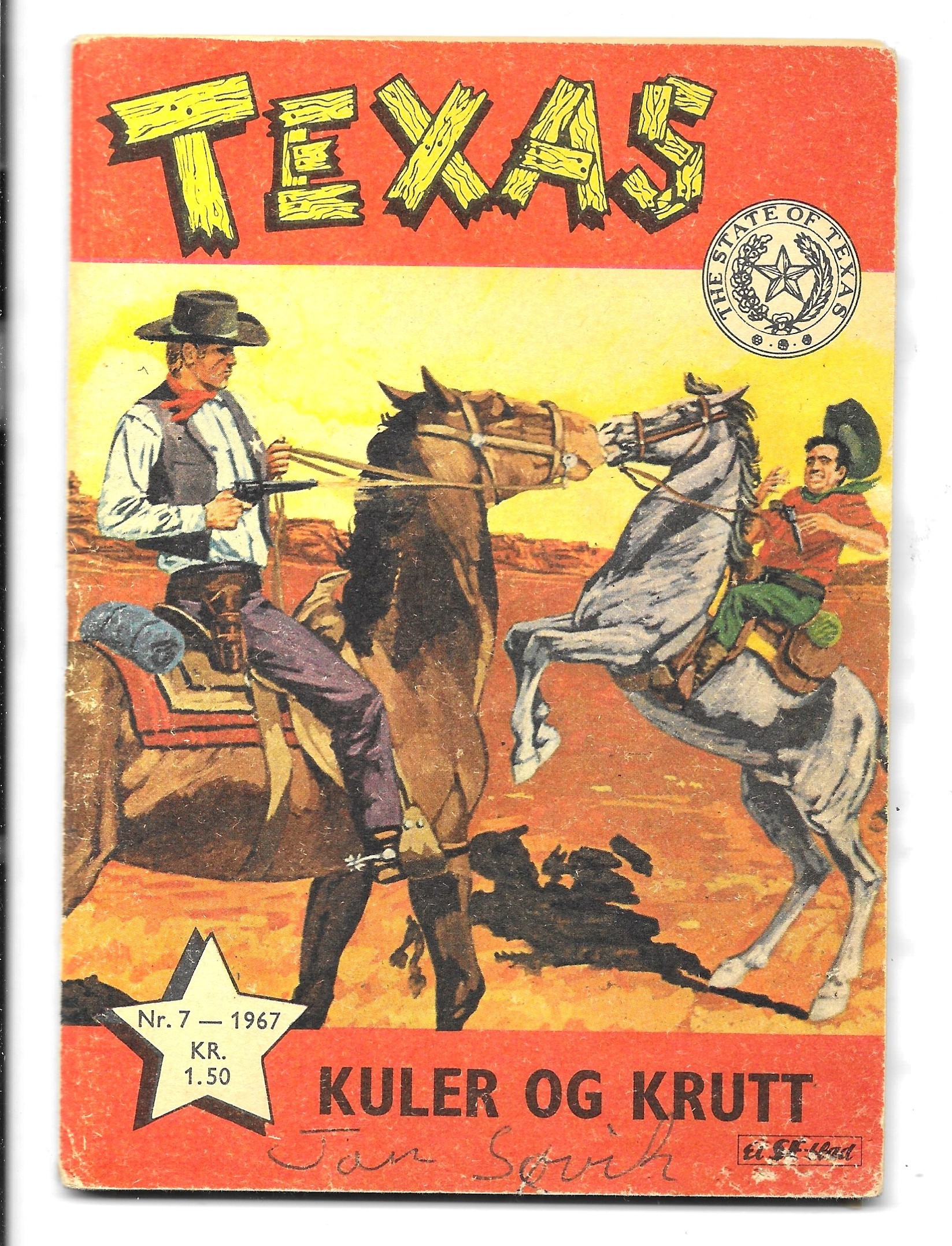 Texas  Nr.7  1967  GD-