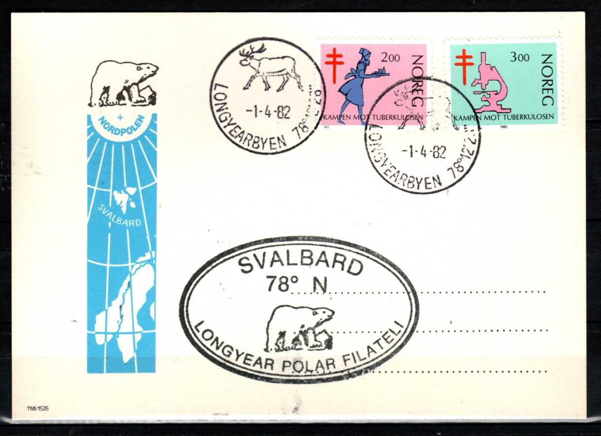 FDC HK 903-07 stemplet Longyearbyen