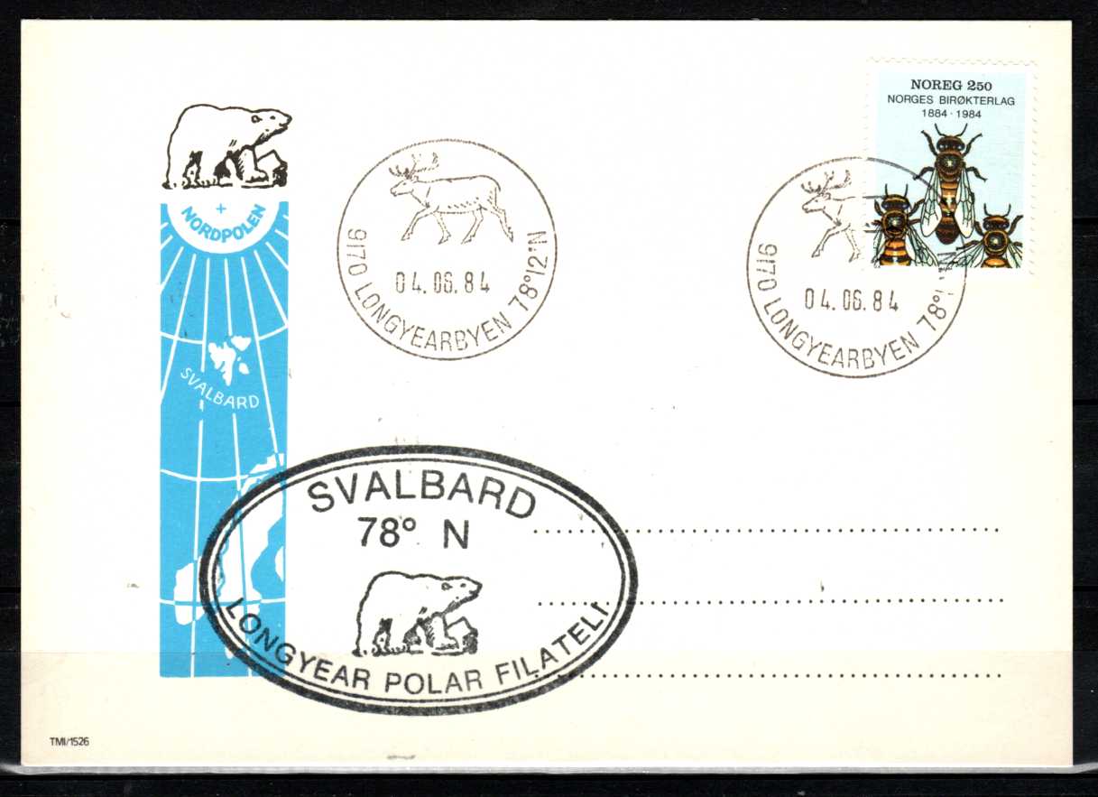 FDC HK 956 stemplet Longyearbyen