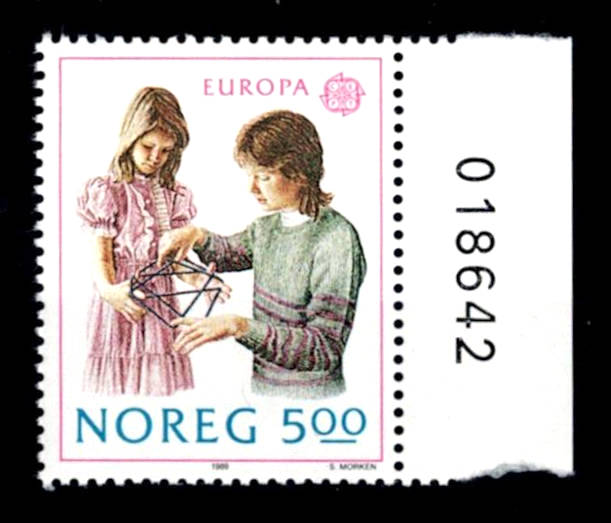 Postfrisk ** NK1069 Europa XXI med kontrollnummer