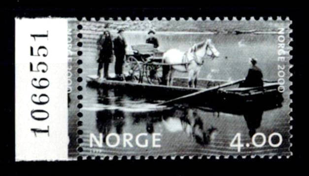Postfrisk ** NK1366 Hverdagen med kontrollnummer