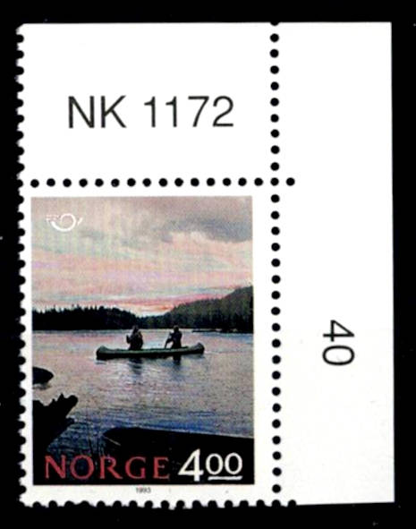 Postfrisk ** NK1172 Norden X med kontrollnummer