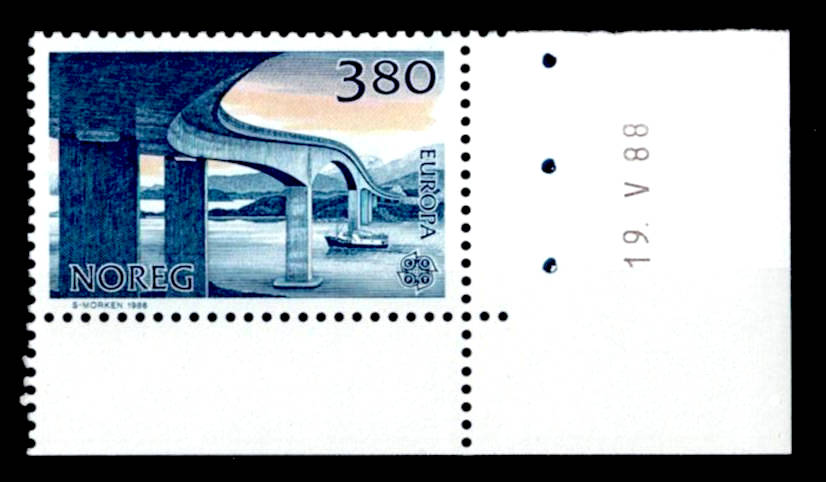 Postfrisk ** NK1045 Europa XX med margdato