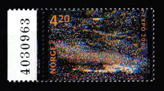Postfrisk ** NK1394 EXPO 2000 med kontrollnummer