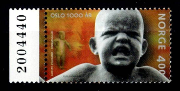 Postfrisk ** NK1387 Oslo 1000år med kontrollnummer