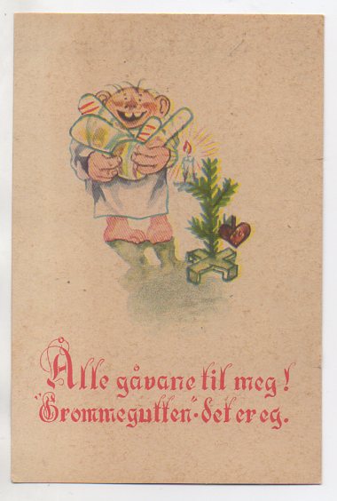 Trollkort Alle gåvane til .... småformat ubrukt