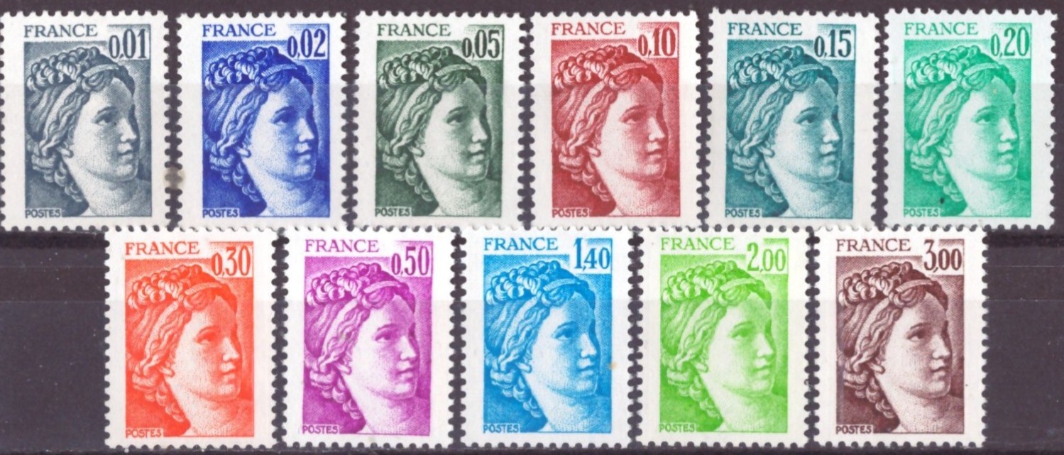FRANKRIKE. AFA 2125-35. POSTFRISK**   (50,-)