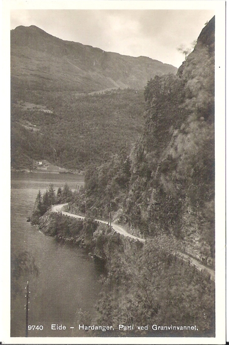 Parti ved Granvinvannet. Normann 9740