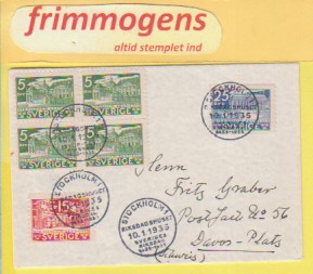 Rigsdagen, Sverige FDC 1935 (48846)