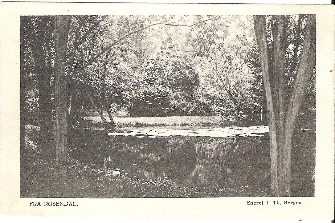 Fra Rosendal, stpl Rosendal 1906. J.Th.
