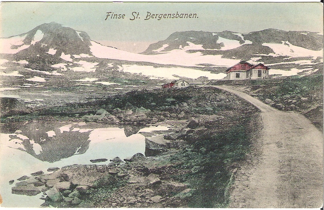 Finse St, Bergensbanen 1907. O. Svanöe 419