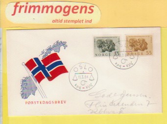 Guldberg og Waage,  Norge FDC NK 551-52 (48852)