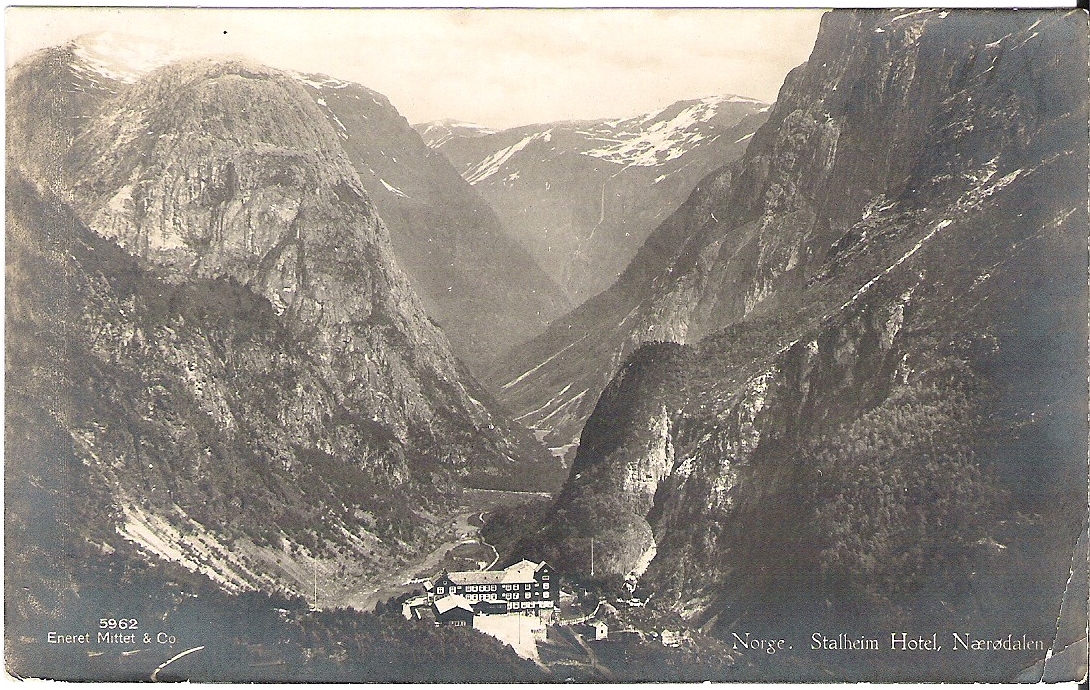 Stalheim Hotel 1922. Mittet 5962