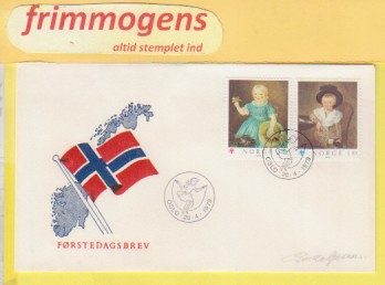 Int. barneåret,  Norge FDC NK 841-42 (48856)