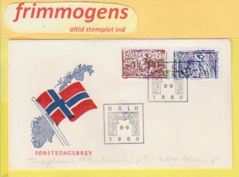 Nlorden, Norge FDC NK 869-70 (48861)