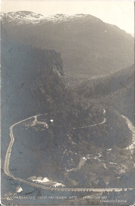 Udsigt fra Skjerve 1913. K. Knudsen 75