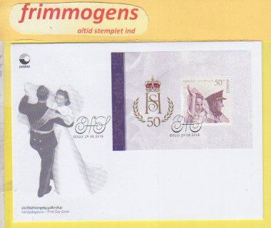 Guldbryllup,  Norge FDC NK BL 50 (48865)