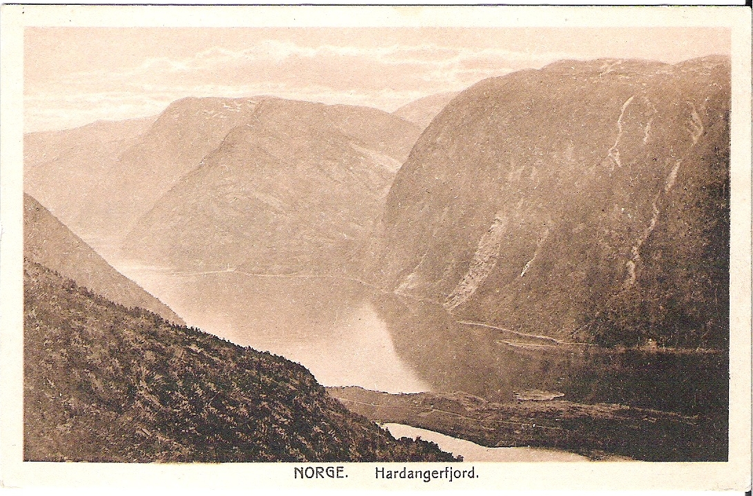 Hardangerfjord. Mittet 55