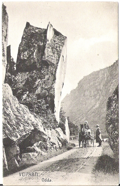 Veiparti Odda 1911. Solveig Lund