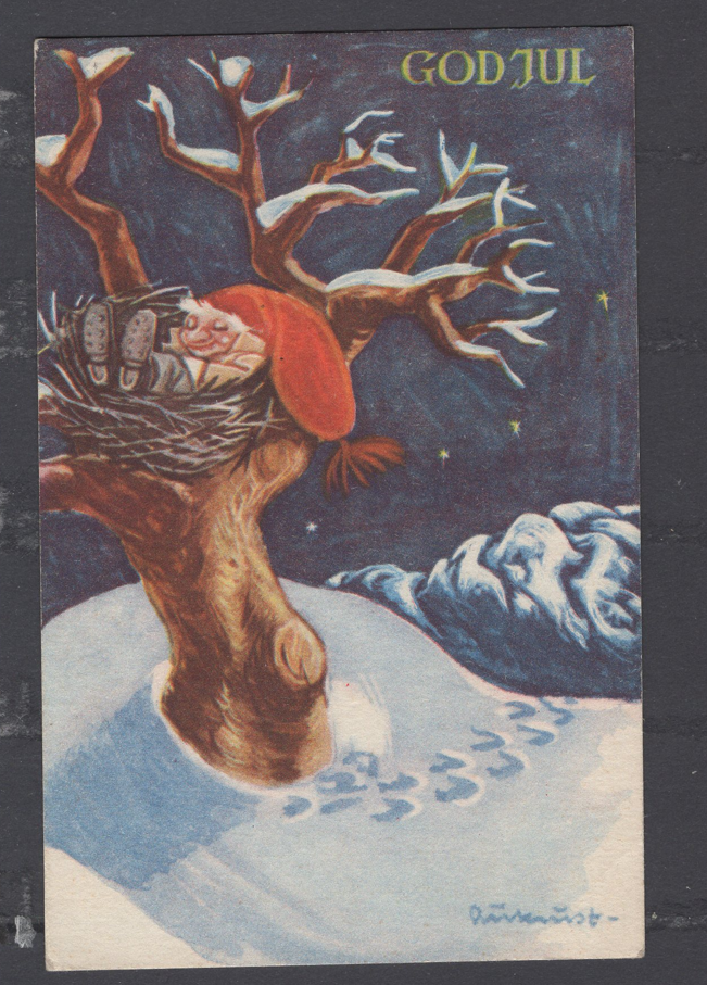 Aukrust utgitt 1946 Norsk kunstnerkort 602/2