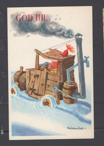 Aukrust Oppi 7262/9 reutgivelse av 594/2 fra 1945