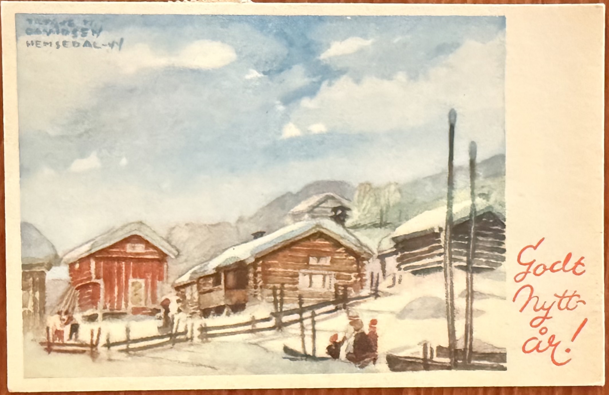 Davidsen, OPPI 595/4, Godt Nyttår, ÅLVUNDEID -48