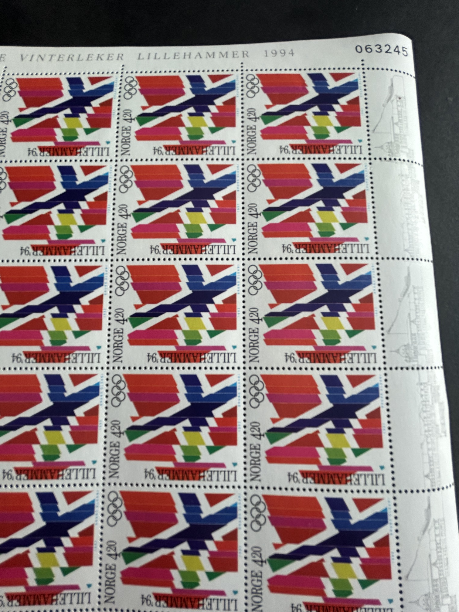 Helark. NK 1155.  24 stk. OL94 II Kr 4,20