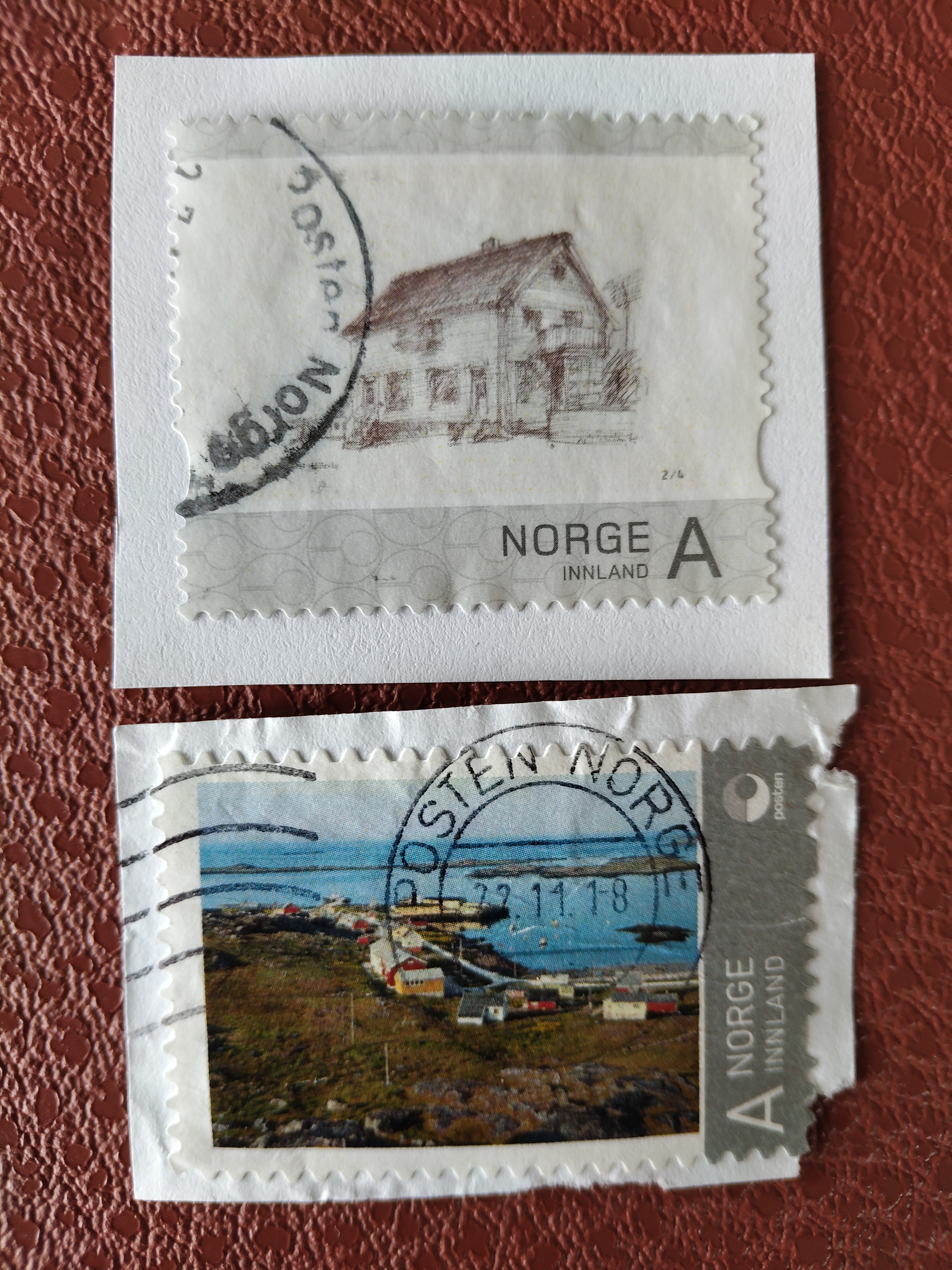 Norge Personfrimerker 2 st