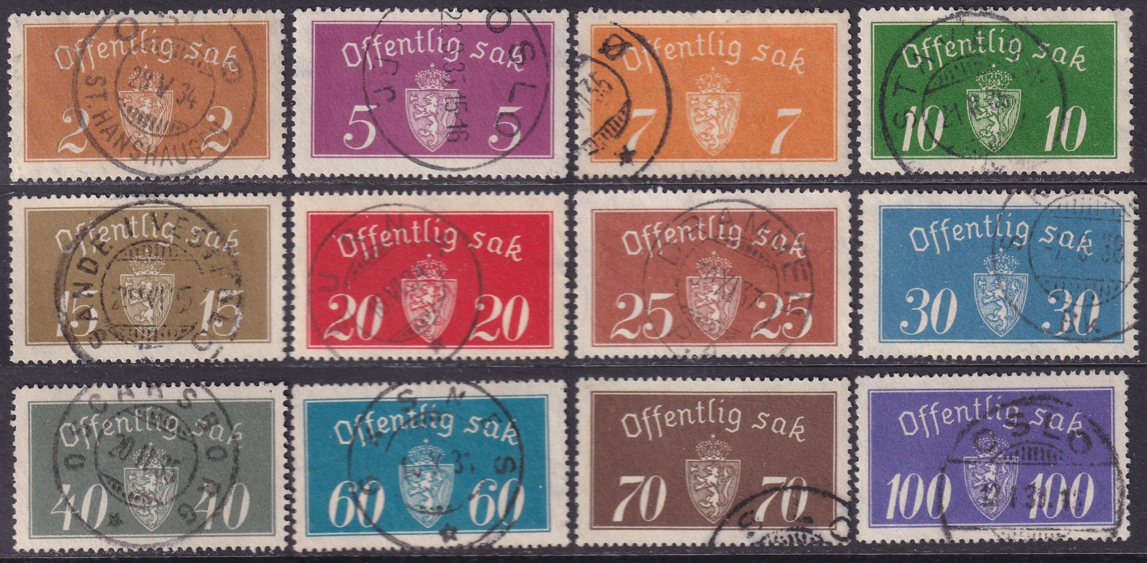 Offentlig Sak I 1933