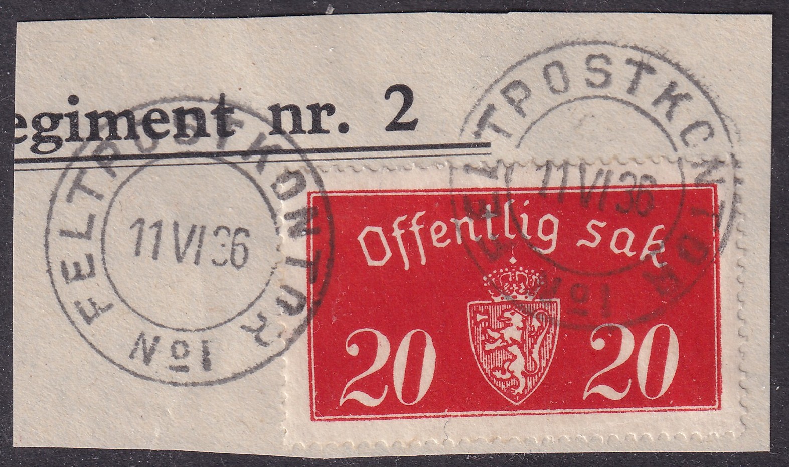 T25 Feltpostkontor No 1