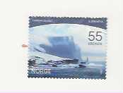 HAMGERGFJELLET 55 KR. UTEN STEMPEL