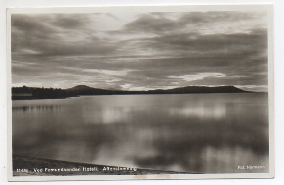 Ved Femundsenden Hotell småformat brukt 1941