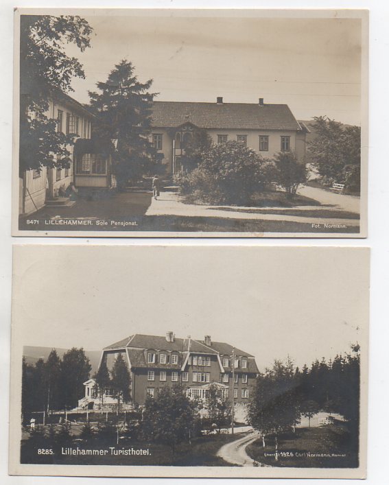 Lillehammer 2 småformat brukt 1931 og 1932