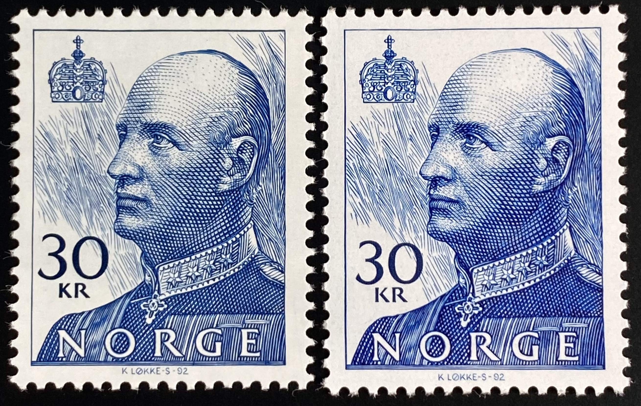 NK 1218 I og II ** Postfrisk