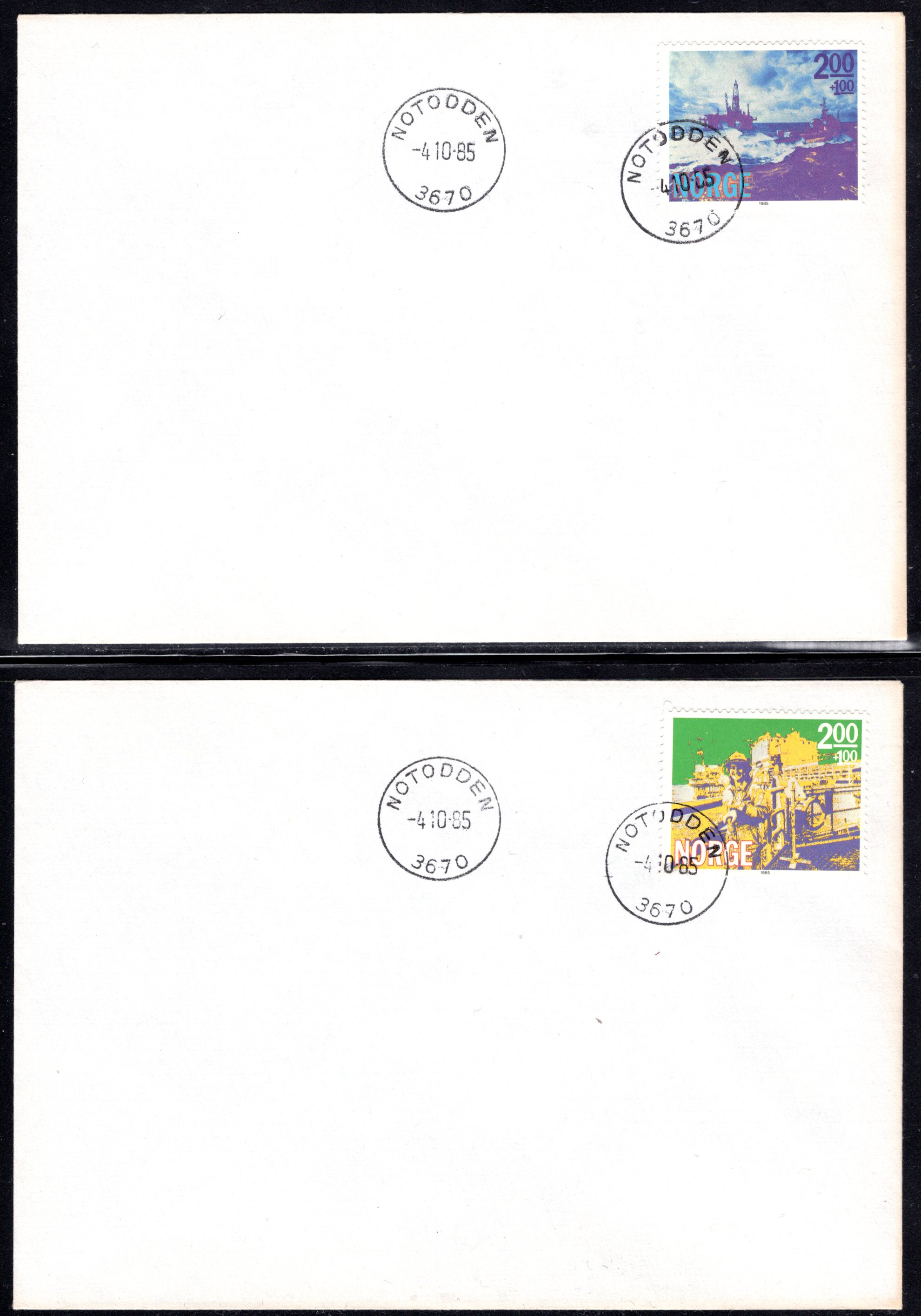 FDC NK 978-81 stemplet Notodden se scan