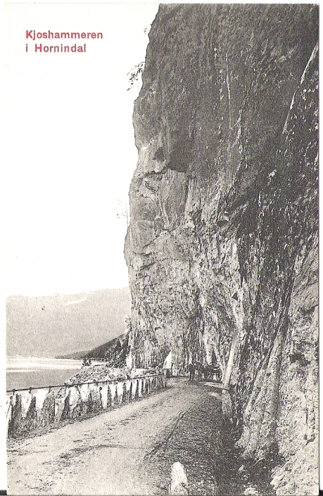 Kjoshammeren i Hornindal. Kirkhorn 160