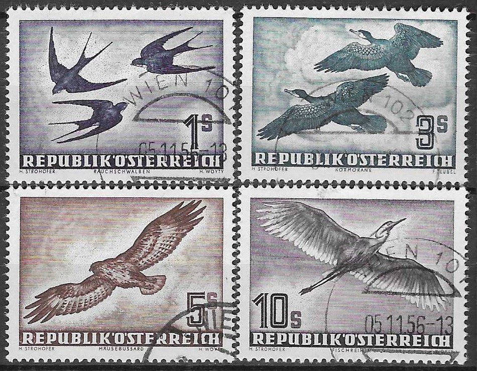 Østerrike AFA 884-87 – Verdi 3.700 NOK