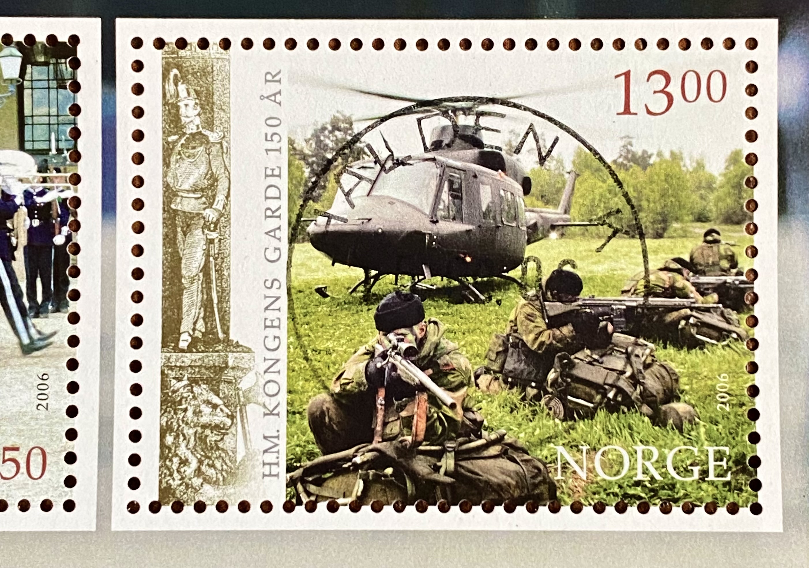 NK 1626-1627 Hvert merke Stemplet Halden 1.dag