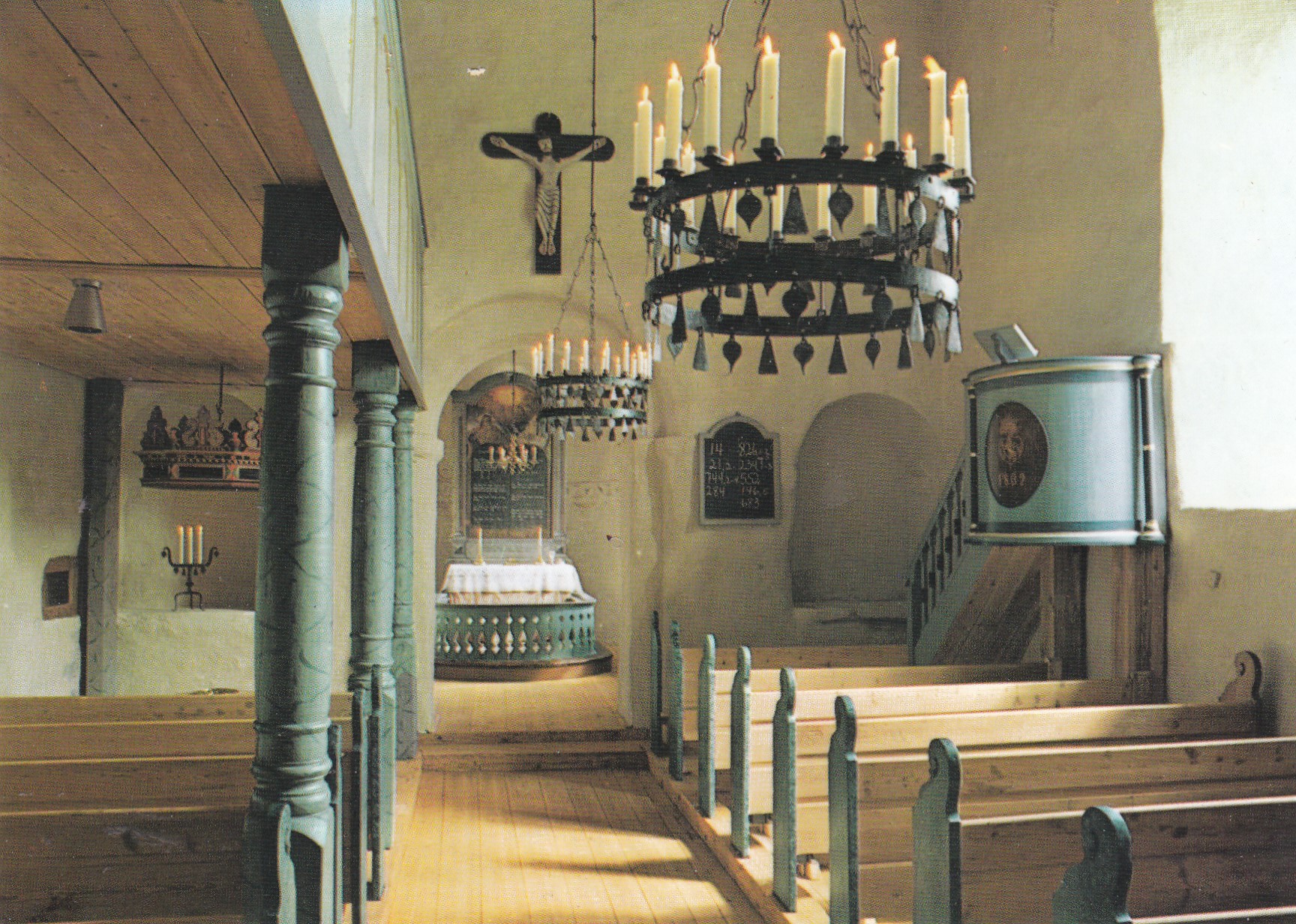 Seljord kyrkje, interiør. Arne Aas 10035