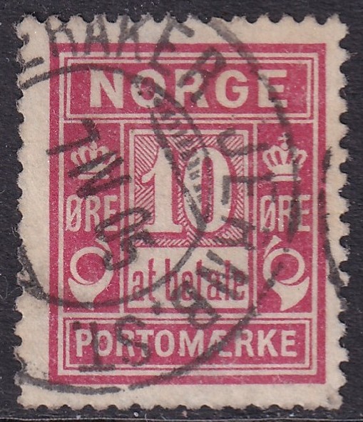 Portomerke 10X Meråker Jernbanestasjon
