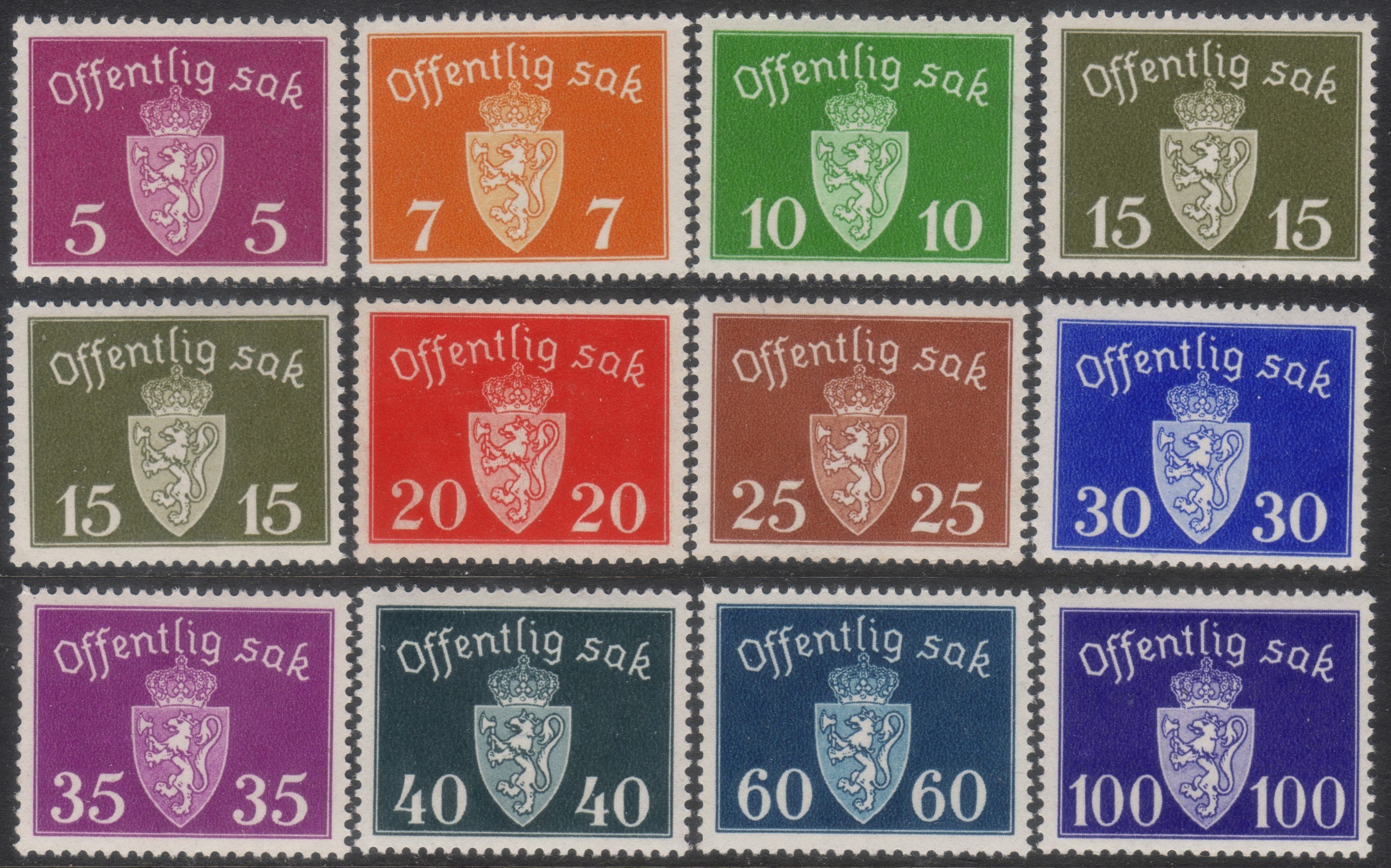Offentlig Sak III m) vm 1937/38 **