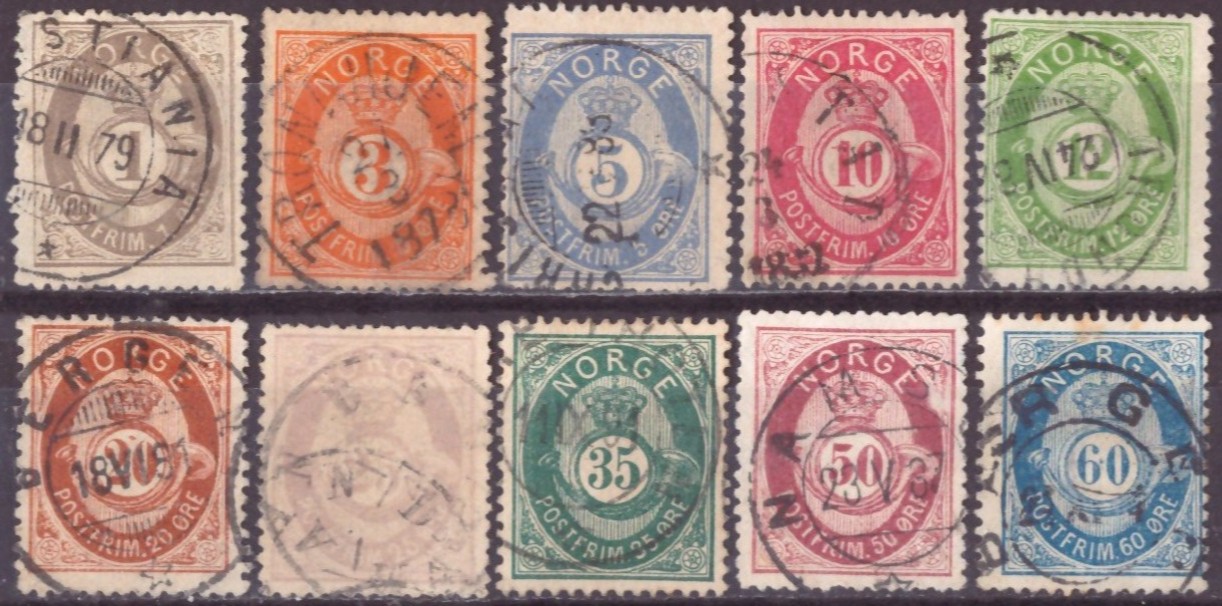 NK 22-31. PEN RUND/FULLSTEMPLA SERIE.   (1970,-)