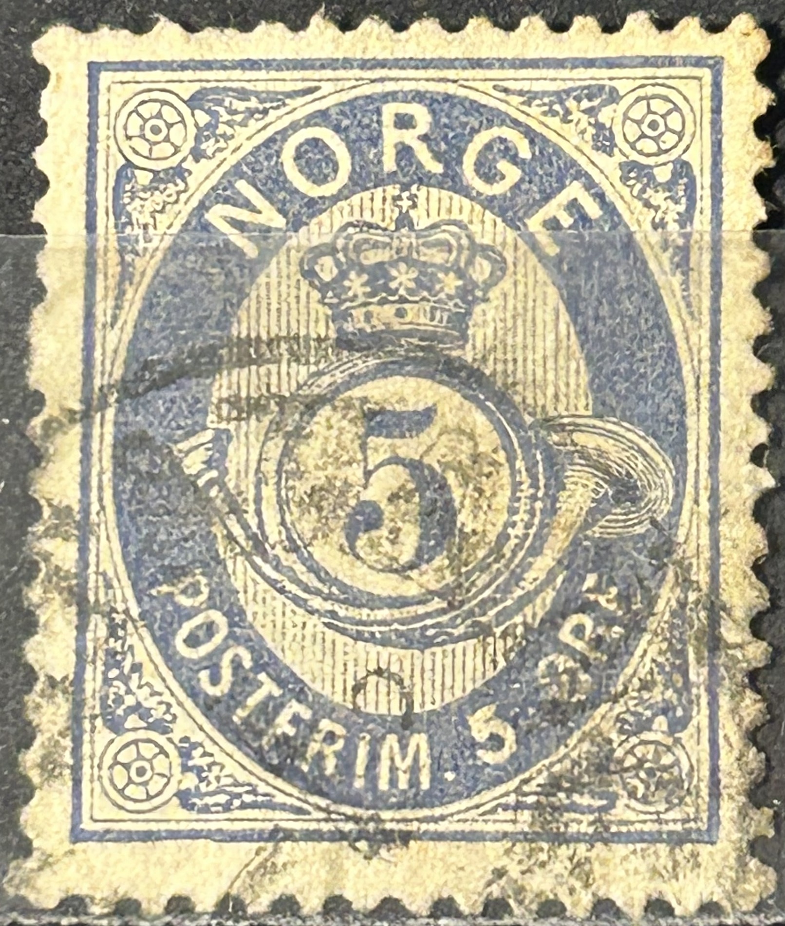 NK 35. PENT RUNDSTEMPLA.   (750,-)