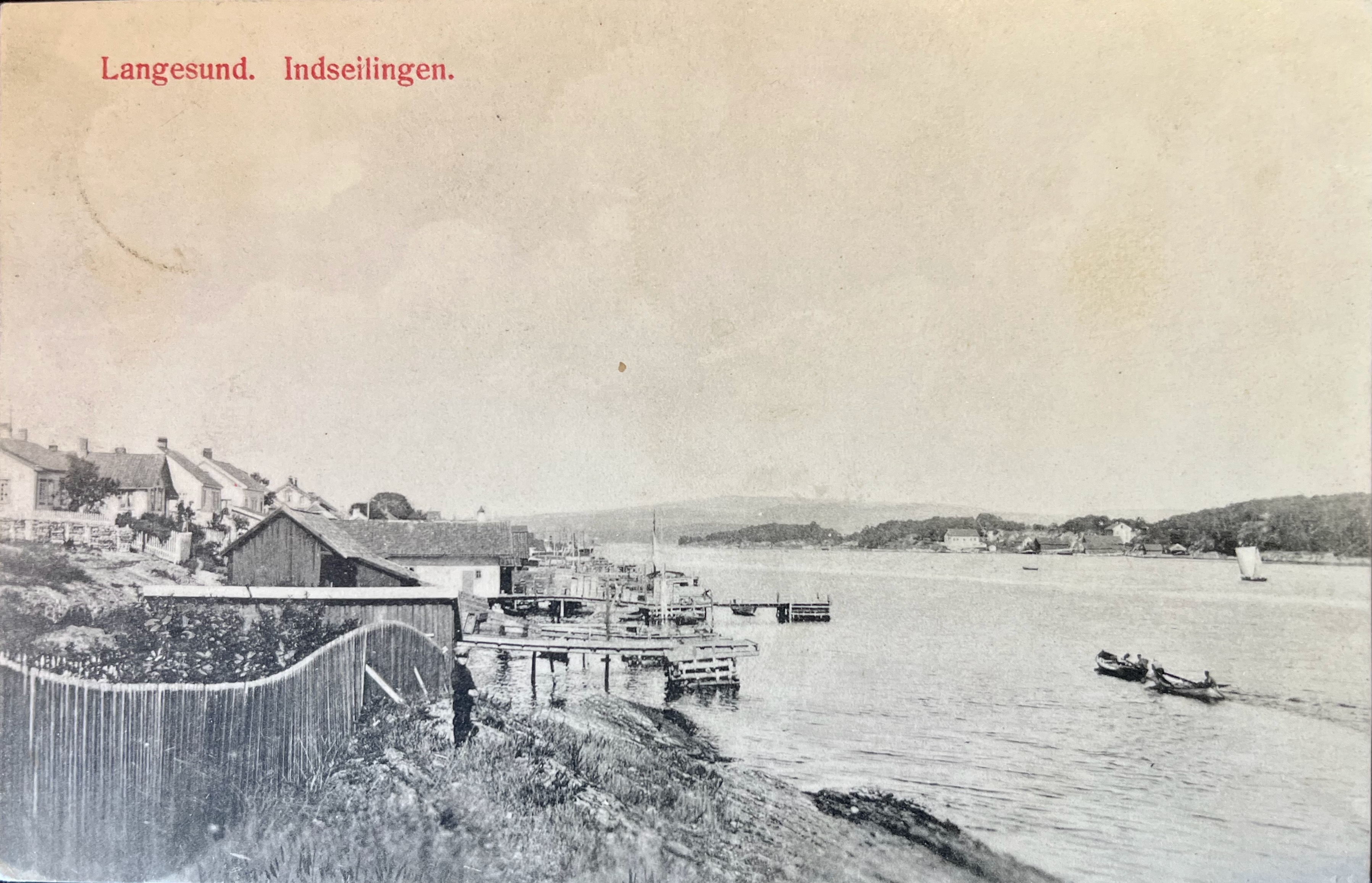 Langesund. Indseilingen
