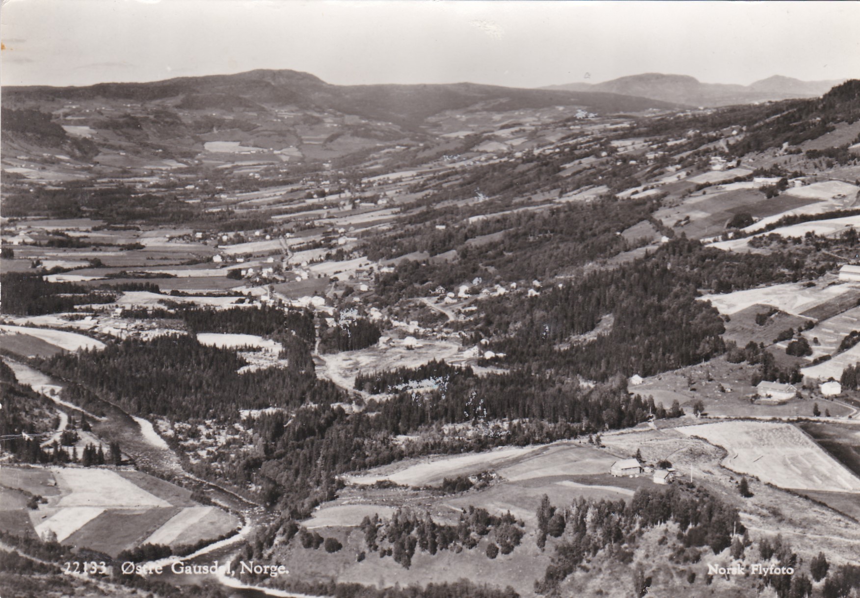 Østre Gausdal. Norsk Flyfoto 22133