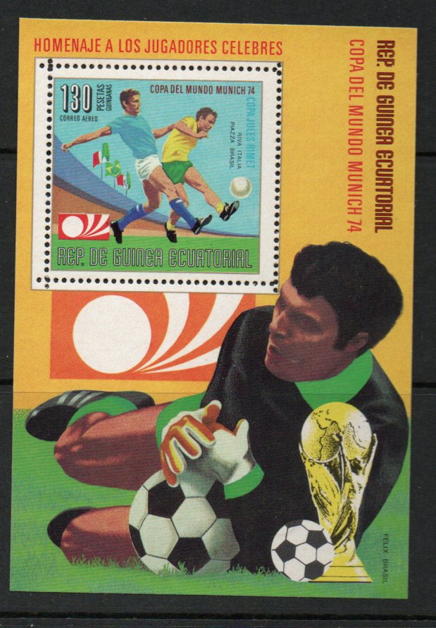 Tyskland '74 - Ekvatorial-Guinea MI 316 BL86 **