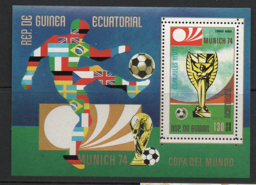 Tyskland '74 - Ekvatorial-Guinea MI 346 BL95 **
