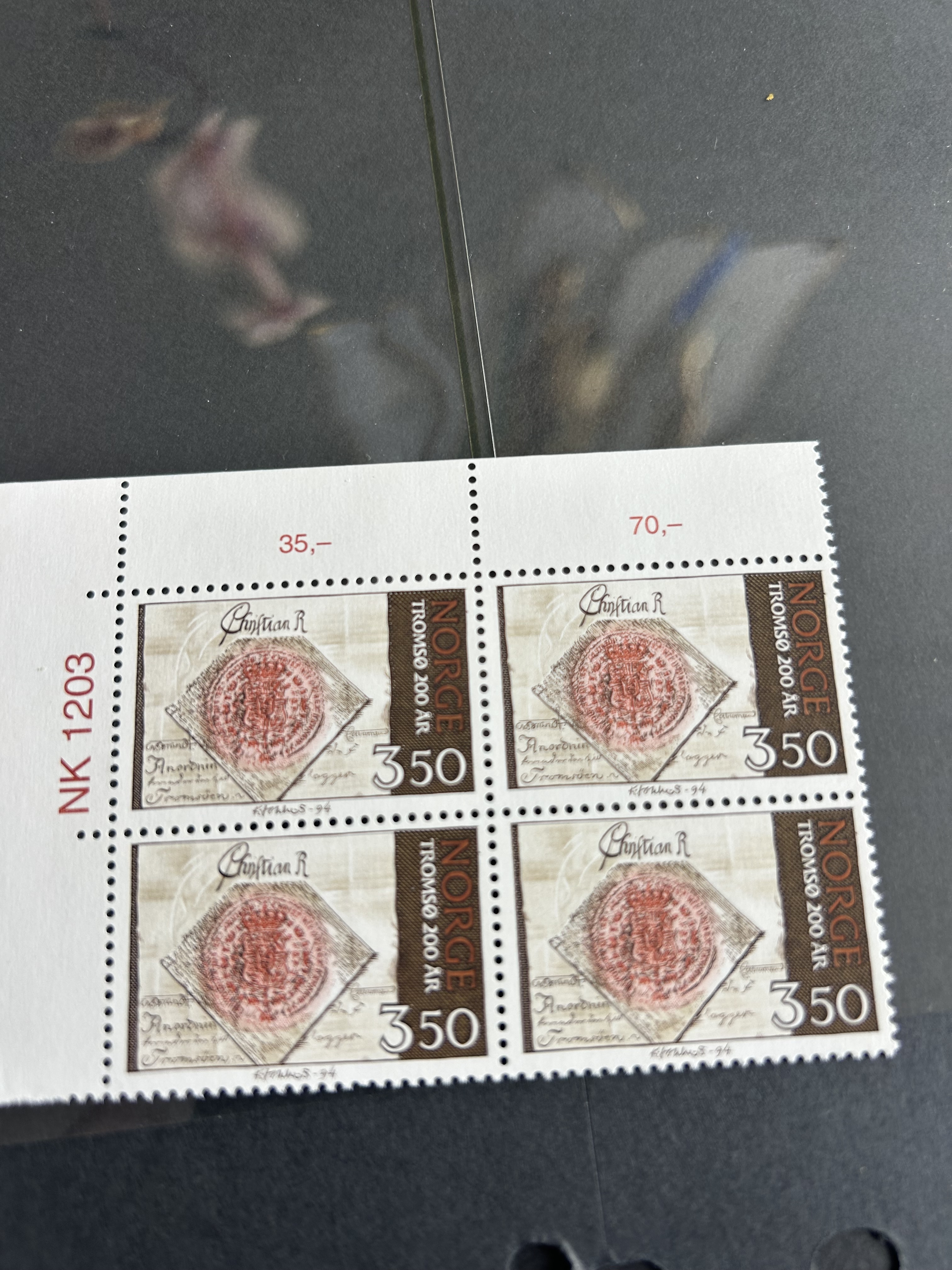 NK 1203 4 bl Tromsø 100 år.