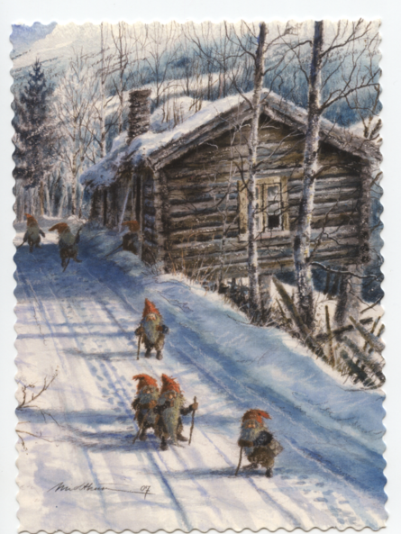 K E Midthun   Nisser på vej.   063 81761